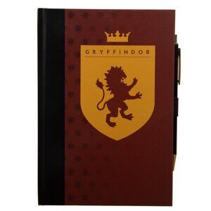 Harry Potter Gryffindor Hardcover Journal and Pen Set - Wizarding World Gifts